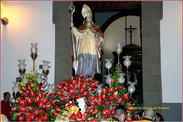 Imagen de San Gregorio Taumaturgo que se venera en Telde/FJS Fotografía e Ildefonso Rodríguez.